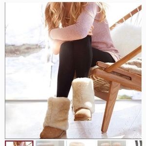 Limited Edition Uggs- Tan color - worn once with socks